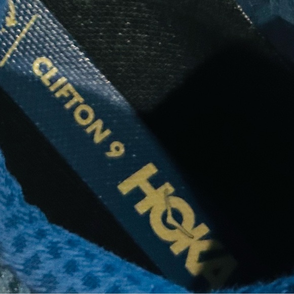 HOKA One One Clifton 9 Men’s Size 11 | Midnight Ocean Bluesteel Running Shoes - Picture 10 of 14